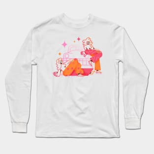 Girls in Pants Long Sleeve T-Shirt